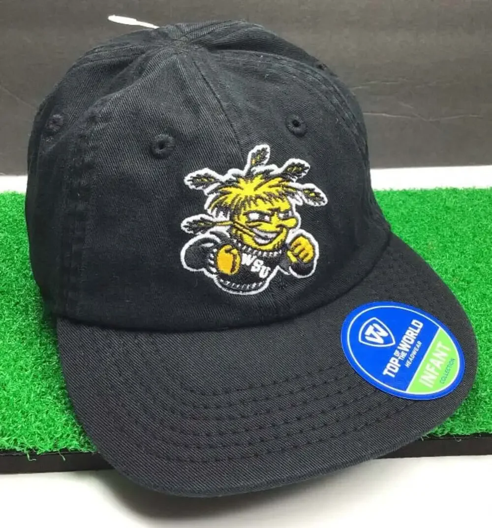 Wichita State Shockers NCAA / Top Of The World / Baby Infant Black Cap Logo Hat